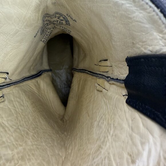 ✅Verthali Exotic Western Boots 🖤Black Ostrich Leather Cowboy Boots Mens Size 10 - Picture 5 of 13